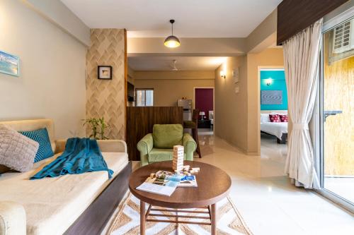 Ένα ή περισσότερα κρεβάτια σε δωμάτιο στο Affcasa Apartments