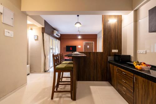 Η κουζίνα ή μικρή κουζίνα στο Affcasa Apartments