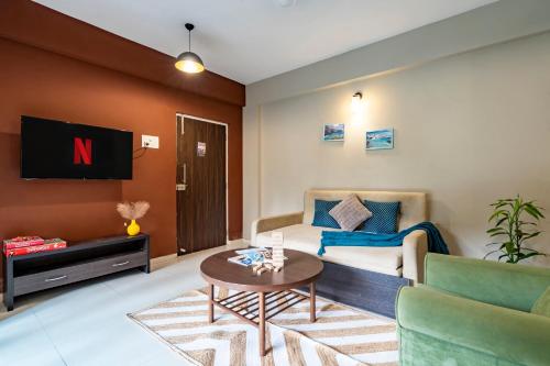 Χώρος καθιστικού στο Affcasa Apartments