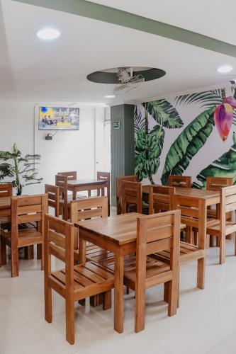 Zona de estar de Hotel Plataneras Confort
