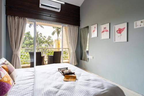 Ένα ή περισσότερα κρεβάτια σε δωμάτιο στο Affcasa Apartments