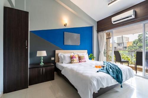 Ένα ή περισσότερα κρεβάτια σε δωμάτιο στο Affcasa Apartments
