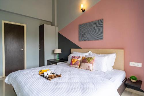 Ένα ή περισσότερα κρεβάτια σε δωμάτιο στο Affcasa Apartments