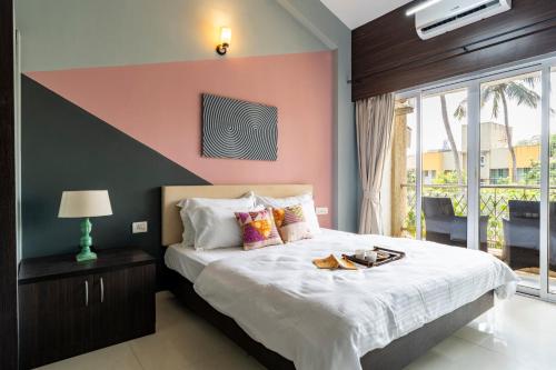 Ένα ή περισσότερα κρεβάτια σε δωμάτιο στο Affcasa Apartments