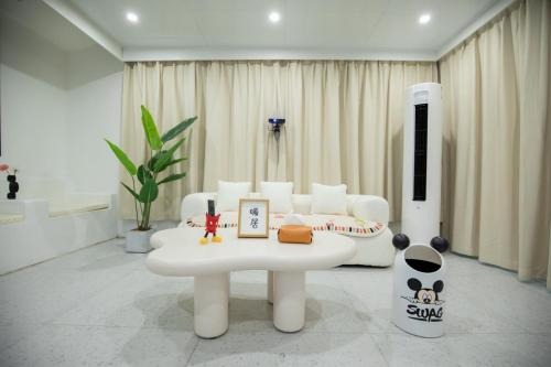 Shanghai Mengkeqi Homestayにあるシーティングエリア