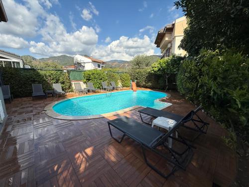 Kolam renang di atau dekat dengan Arslan Villa with Pool