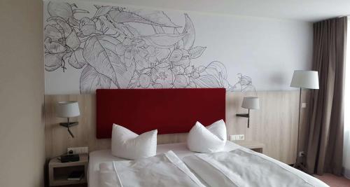 Ένα ή περισσότερα κρεβάτια σε δωμάτιο στο Best Western Erfurt-Apfelstädt