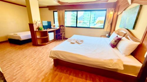 Tiger Loungeにあるベッド