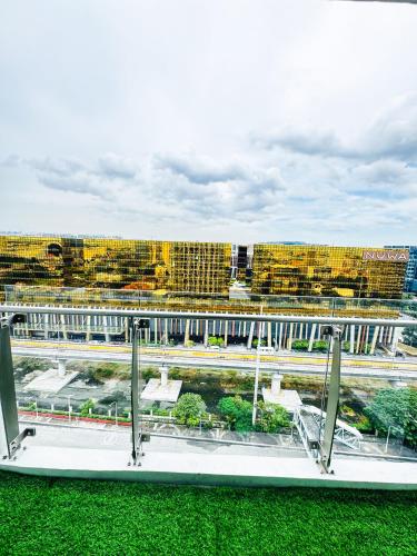 a view from the roof of a building at Luxury Penthouse & High-Floor Hotel near City of Dreams, Airport, Okada, and Solaire Casino in Manila