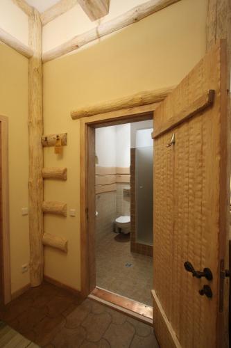 Koupelna v ubytování Park-Hotel Butenko Stable