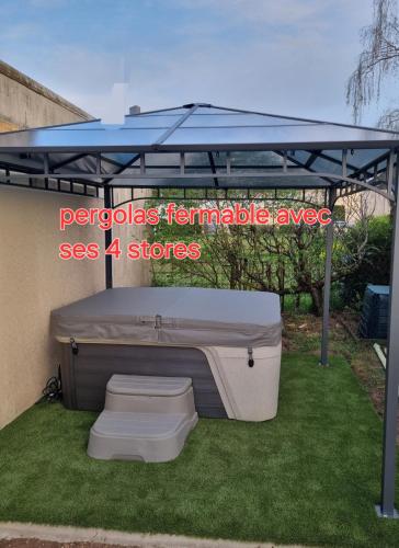 Zahrada ubytování Détente & SPA Mulsanne