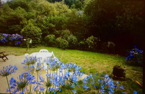 Jardín al aire libre en Maison Yaudet à 50 M DE LA PLAGE