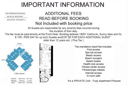 Gallery image of International Deluxe 2 Queen Bed Ocean Front in Sunny Isles Beach