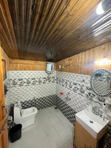 Koupelna v ubytování Duplex Chalet