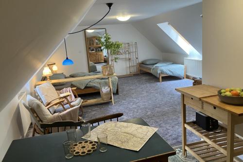 Malé Labe - ubytování v podkroví