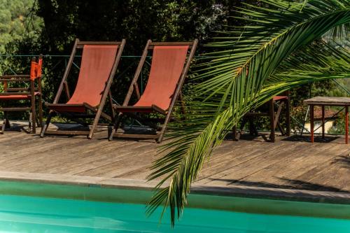 Πισίνα στο ή κοντά στο Villa Pedone