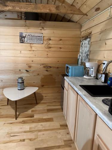 Η κουζίνα ή μικρή κουζίνα στο GGgs Cabin