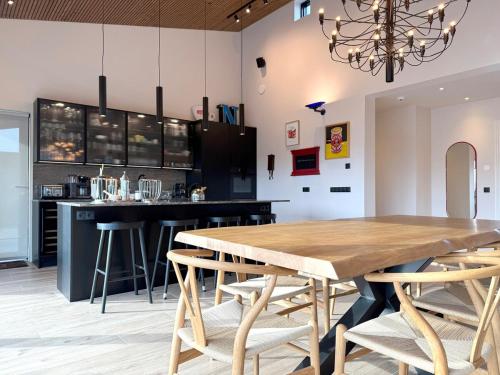 Dapur atau dapur kecil di Bakkar luxury lodge