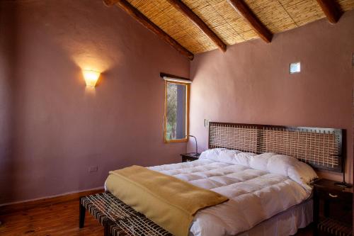 a bedroom with a large bed in a room at La Comarca Hotel in Purmamarca