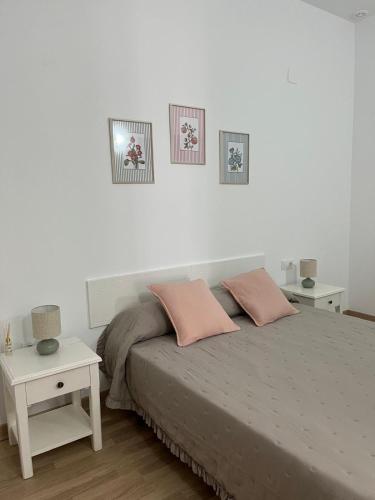 Katil atau katil-katil dalam bilik di Apartamento El Clavel