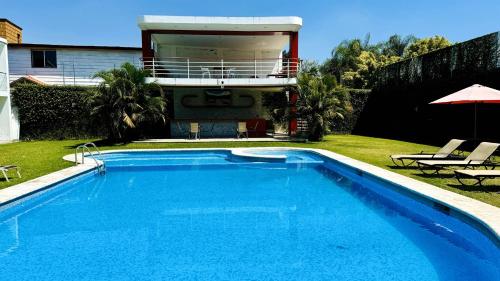 Πισίνα στο ή κοντά στο Hotel Palmas Cocoyoc