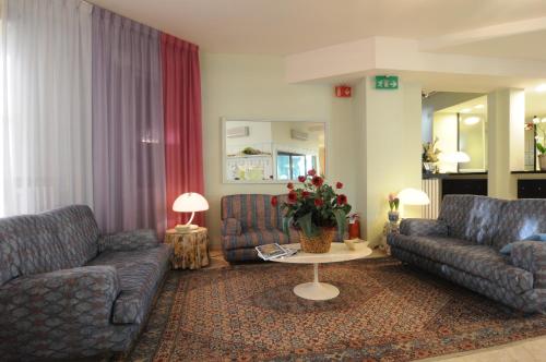 Χώρος καθιστικού στο Hotel Alexandra