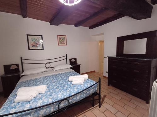 Cama o camas de una habitación en Appartamento Monterone 64