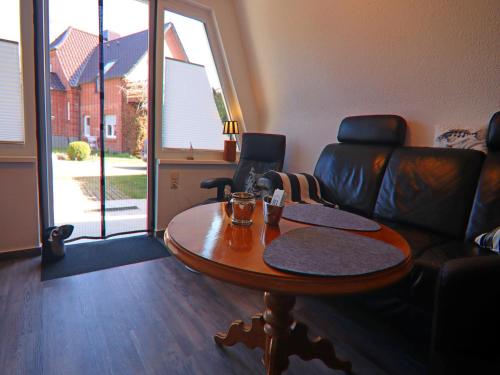 Posezení v ubytování Charmante Finnhütte mit Garten