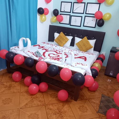 Uma cama ou camas num quarto em Baga Ocean Way