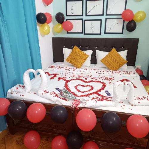 Uma cama ou camas num quarto em Baga Ocean Way