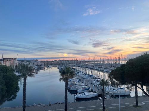 Gruissan Appartement Cosy Vue Port
