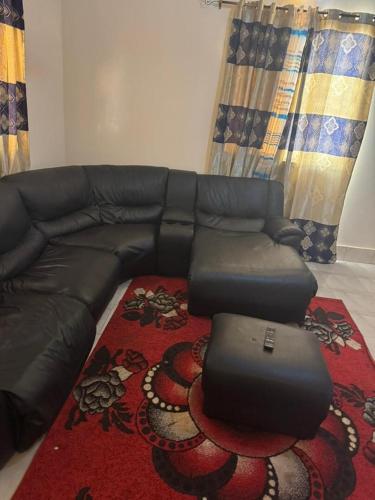 Χώρος καθιστικού στο Jawnehs Apartment Bijilo