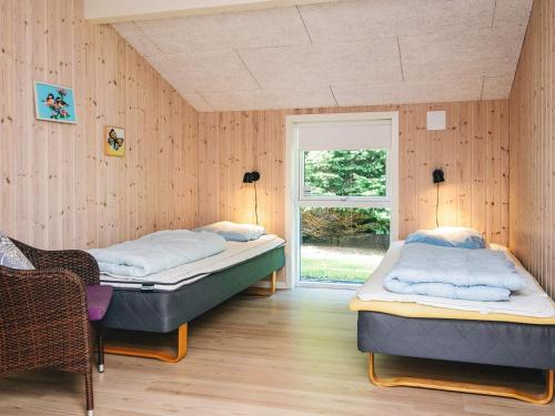 Postel nebo postele na pokoji v ubytování Holiday home Oksbøl LXXXI