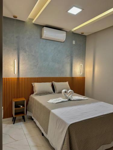 Postel nebo postele na pokoji v ubytování Espaço da Villa