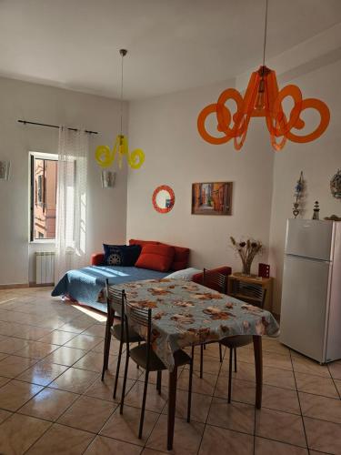 Dapur atau dapur kecil di Casa Atena, spaziosa, romantica con idromassaggio privato