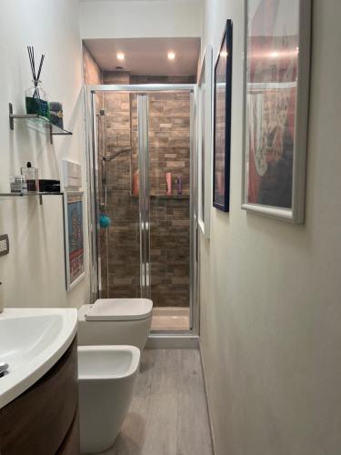 Koupelna v ubytování Casa Audrey