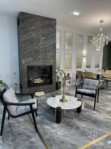 Posezení v ubytování Residence Hotel