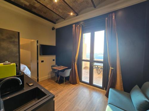 Posezení v ubytování Train Station