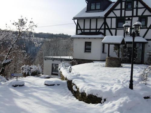Το Ferienwohnung In Waldbreitbach Mit Whirlpool τον χειμώνα