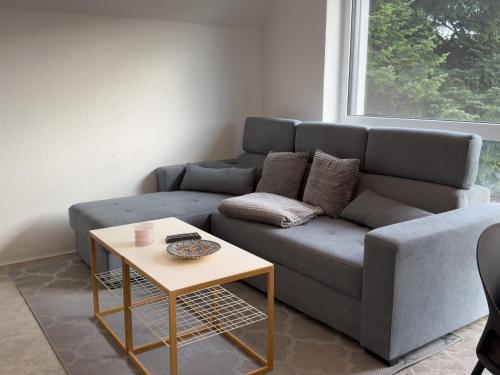 Χώρος καθιστικού στο Moderne Maisonette-Wohnung
