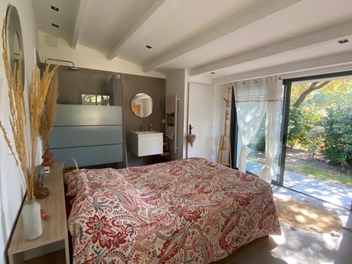 Ένα ή περισσότερα κρεβάτια σε δωμάτιο στο Chambre à louer
