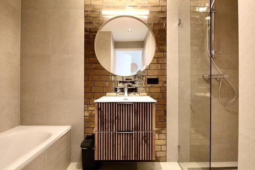 Et badeværelse på Sealoft appartement Vrouwenpolder