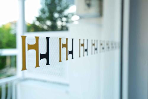 a sign on a door with the wordhealth on it at Halıcı Hotel Marmaris in Marmaris