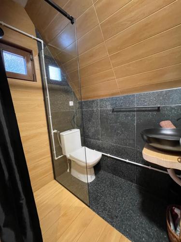 Koupelna v ubytování Mountain Dream