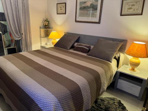 Postel nebo postele na pokoji v ubytování Chambre d'hôtes