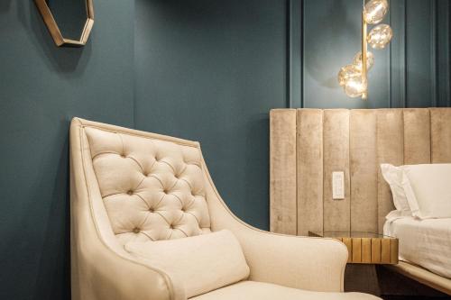 Ruang duduk di Luxury Suites in the Heart of Cagliari