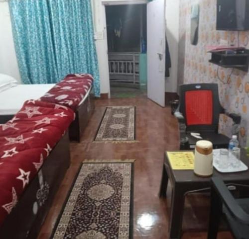 Cama o camas de una habitación en Hotel Ved Bageshwari