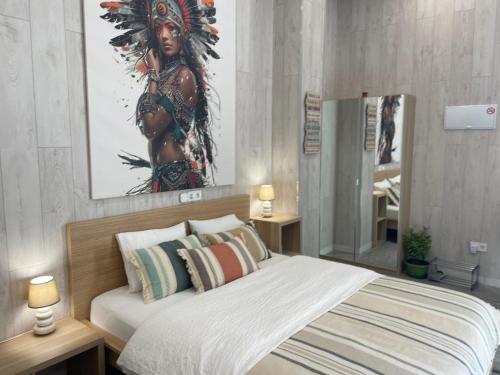 Кровать или кровати в номере New Light Cozy Stay Ruzafa