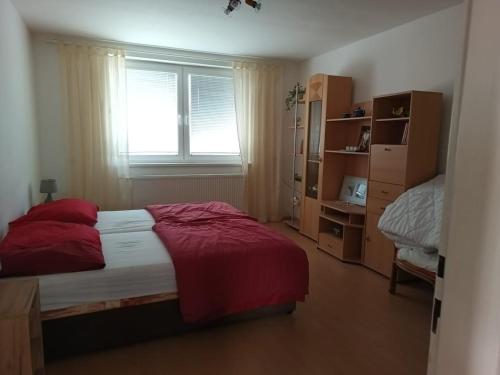 Postel nebo postele na pokoji v ubytování U Cáfi Valtice