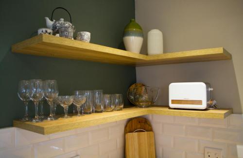 Cosy Connect Guesthouseにあるキッチンまたは簡易キッチン